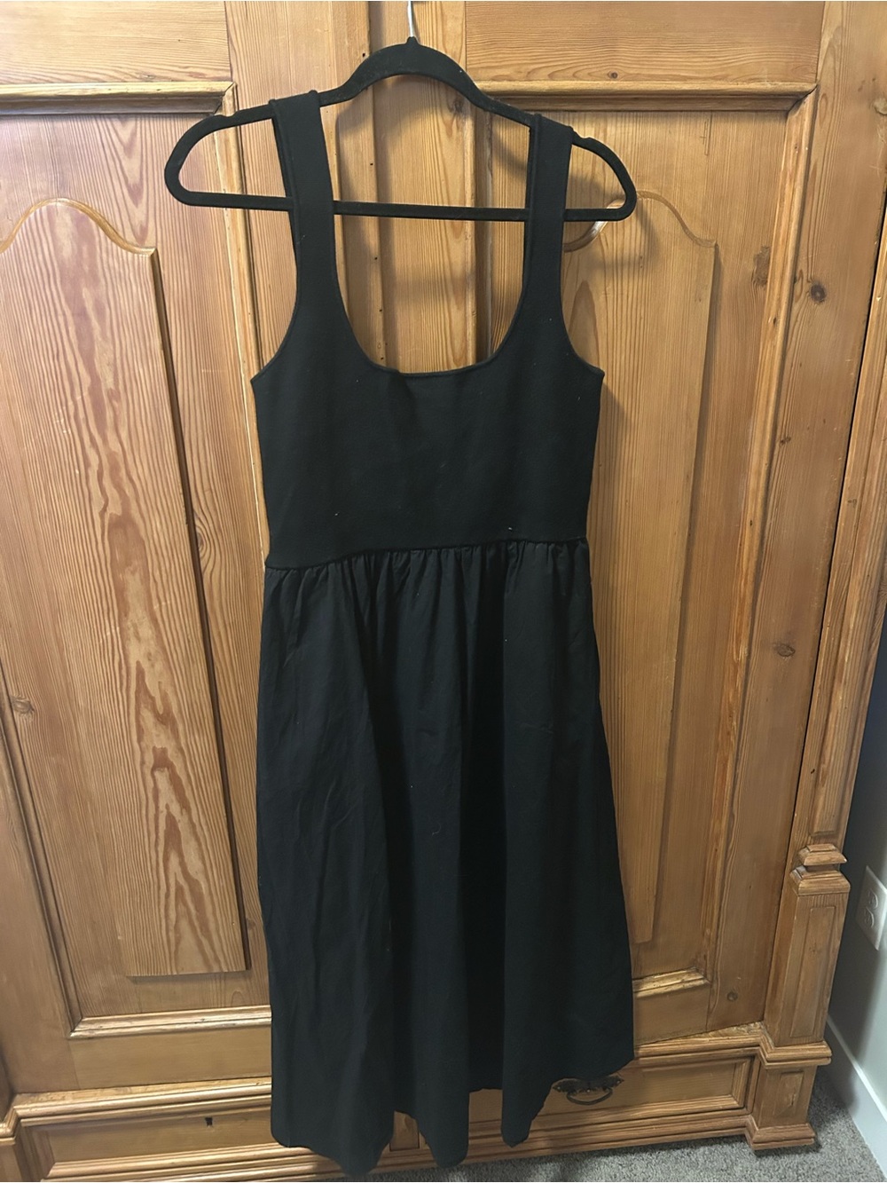 Neuflora Women's Black Tank Midi Dress